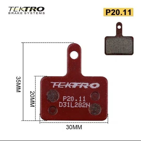 Гальмівні колодки Tektro для електросамоката Kugoo, KuKirin G2 / G2 Master / G4 531 фото