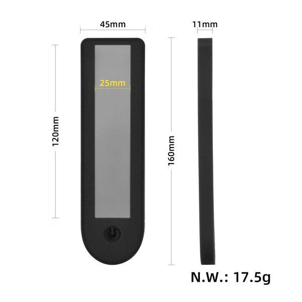 Чорна водонепроникна силіконова кришка дисплея з клеєм для Xiaomi 4 Pro 1739 фото