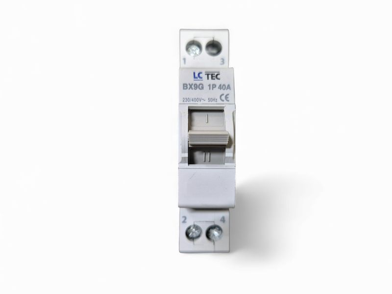 Переключатель ввода резерва 1-0-2 LC TEC BX9G 1P 40A 162 фото