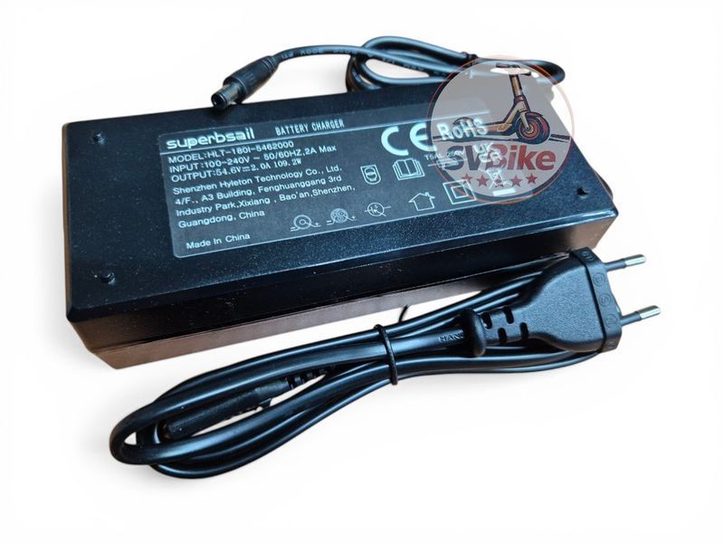 Зарядний пристрій для електросамоката KuKirin G2 54.6V 2.0A 109.2W 78 фото