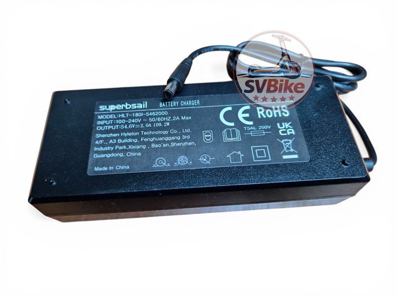 Зарядний пристрій для електросамоката KuKirin G2 54.6V 2.0A 109.2W 78 фото