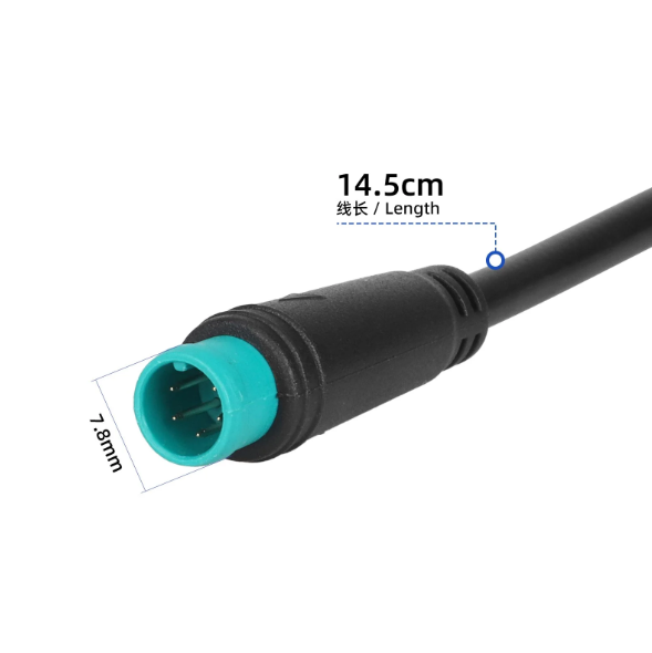 Курок швидкості із замком запалювання для електросамоката KuKirin G2 Pro 2026 / G2 Max 2026 &mdash; 5 pin / 2 ключі 831 фото