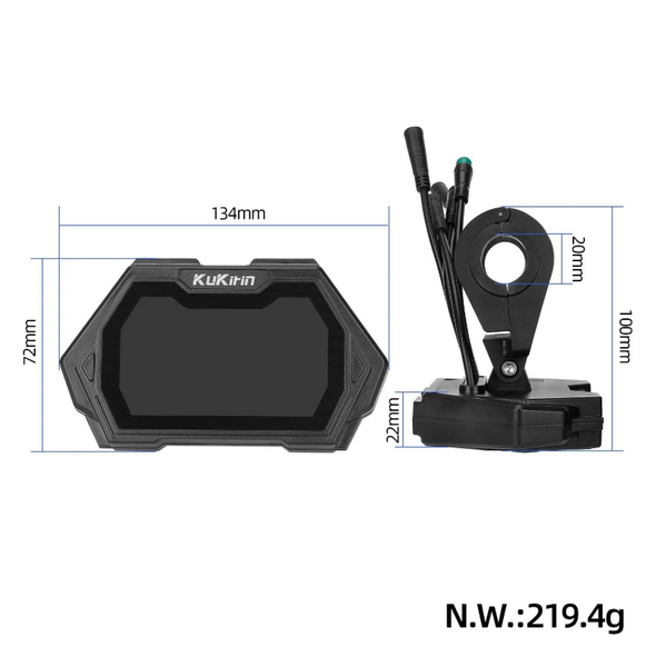 Оригинальный дисплей для электросамоката KuKirin G2 Max TFM13-FEIMI-16-1 730 фото