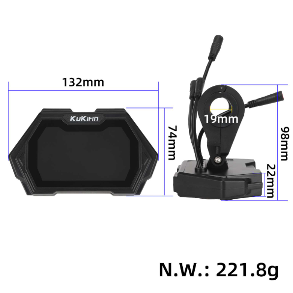 Дисплей TFM13-FEIMI-2 для электросамоката KuKirin G3 Pro 861 фото
